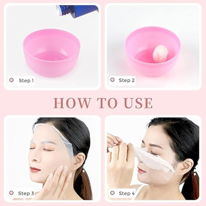 White Facial Mask Sheets 50 Pack – Disposable Cotton Compressed Face Masks for DIY Skin Care, Home Spa and Travel Use – Soft, Breathable, Easy to Soak - Image 5